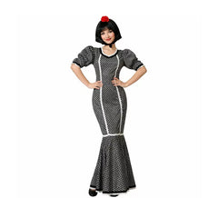 Black Chulapa or Madrile�a costume for women