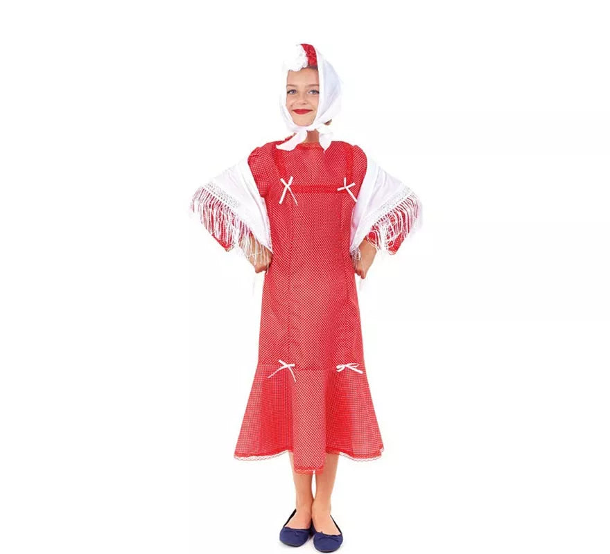 Chulapa rojo para niña
