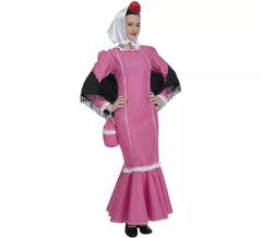Pink Chulapa costume for women