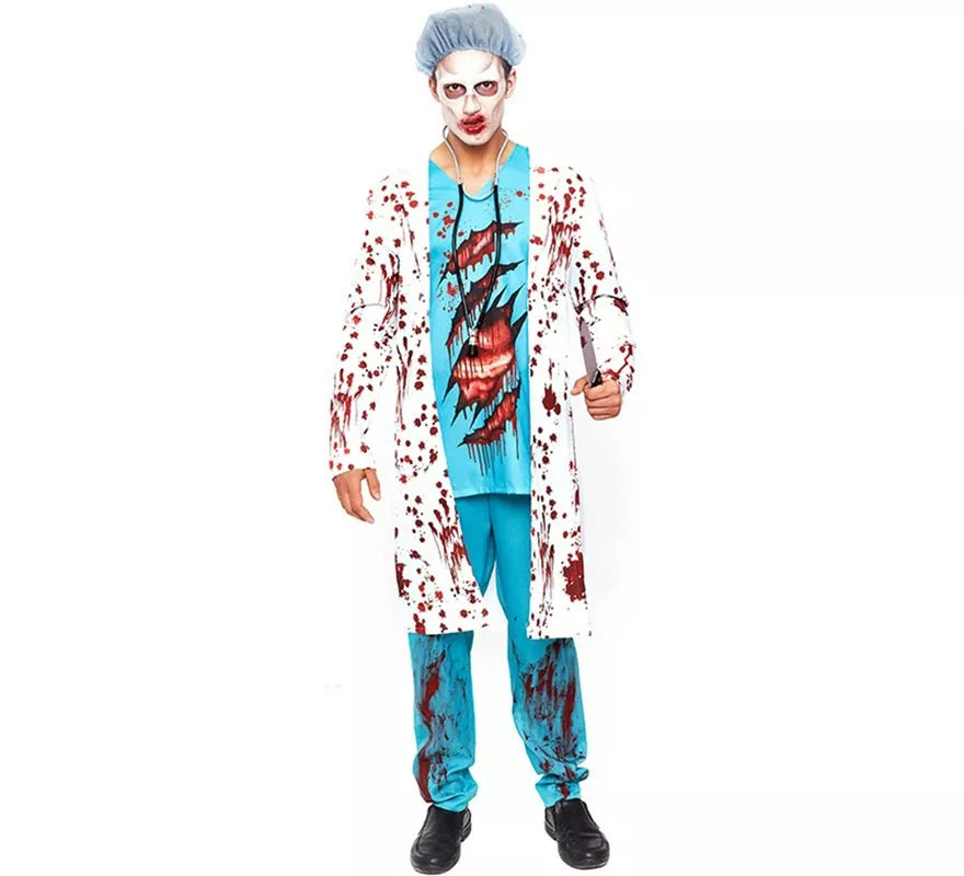 Disfraz de Cirujano Zombie para adultos