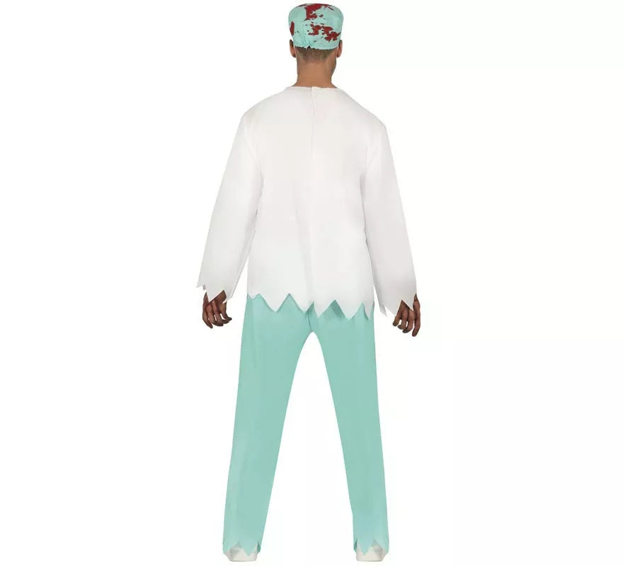 Disfraz de Cirujano Zombie para hombre