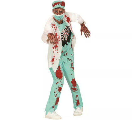 Disfraz de Cirujano Zombie para hombre