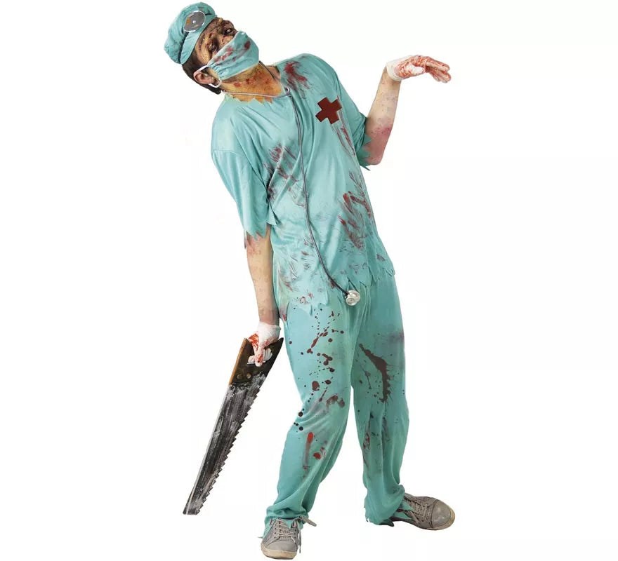 Disfraz de Cirujano Zombie para hombre