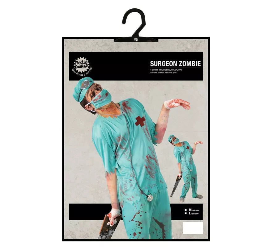 Translation missing: en.Disfraz de Cirujano Zombie para hombre