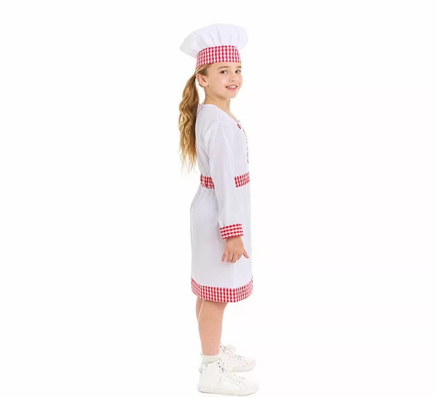 Translation missing: en.Disfraz de Cocinera Chef para niña