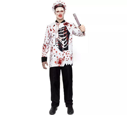 Disfraz de Cocinero Zombie para hombre