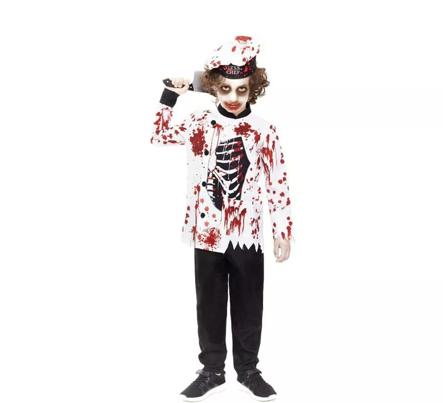 Disfraz de Cocinero Zombie para niños