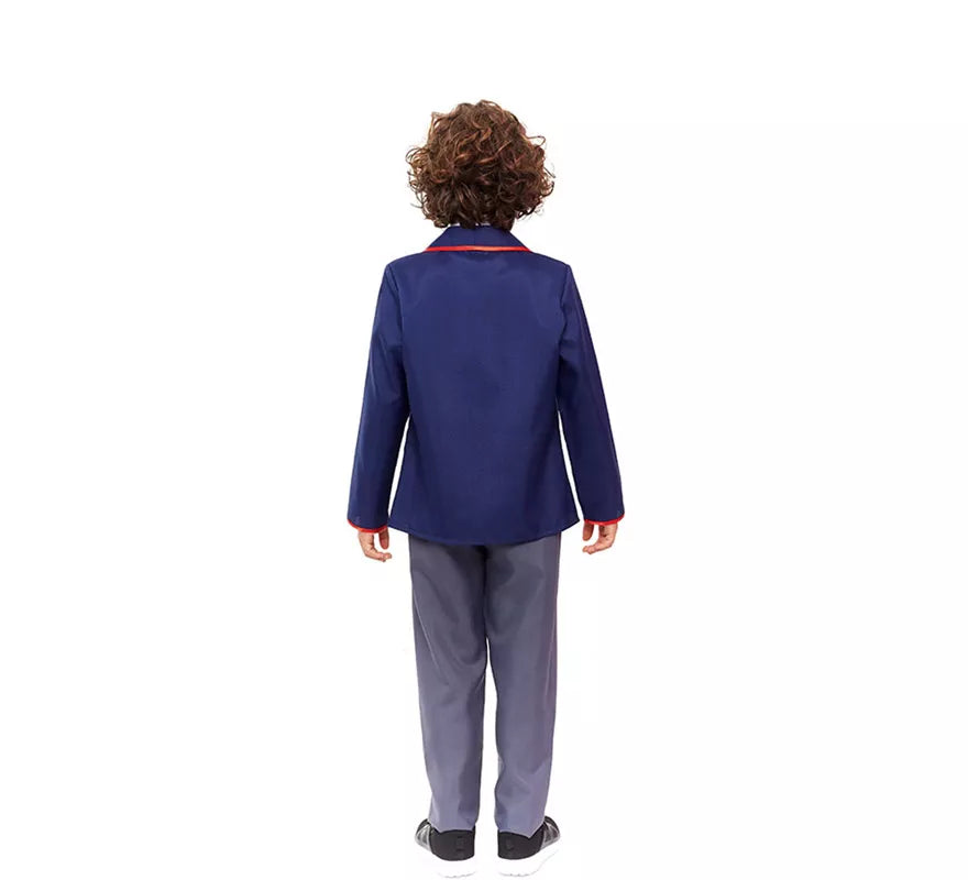 Disfraz de Colegial Moderno Azul para niño