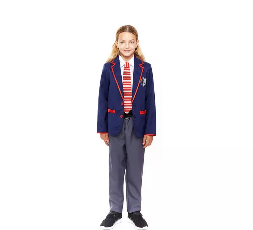 Disfraz de Colegial Moderno Azul para niño