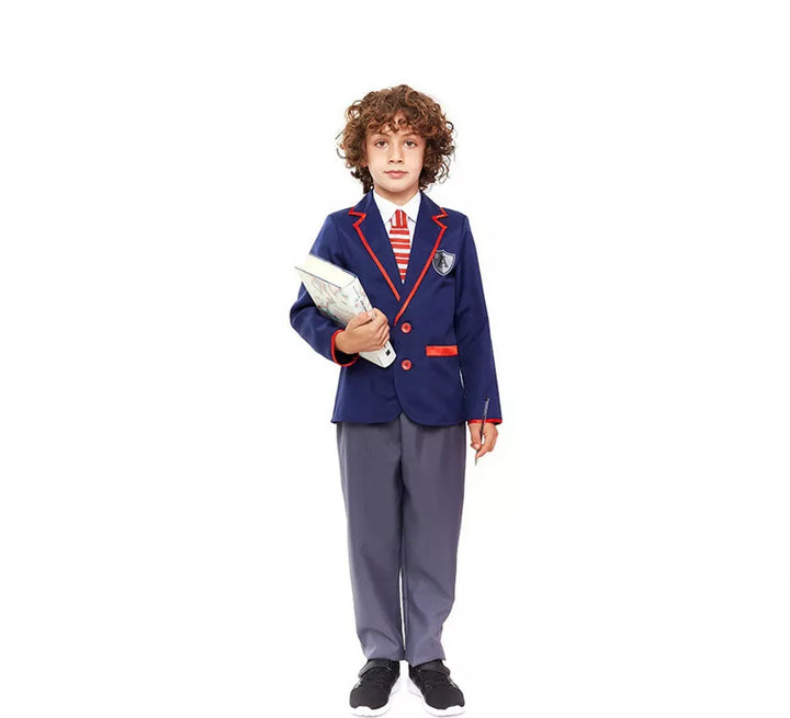 Disfraz de Colegial Moderno Azul para niño