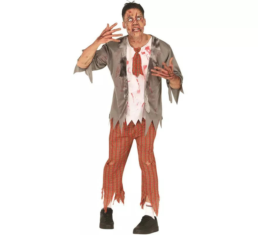Translation missing: en.Disfraz de Colegial Zombie para hombre
