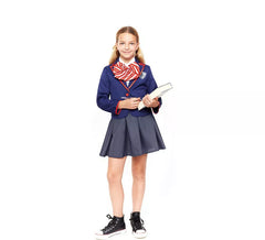 Blue Modern Schoolgirl Costume for Girl