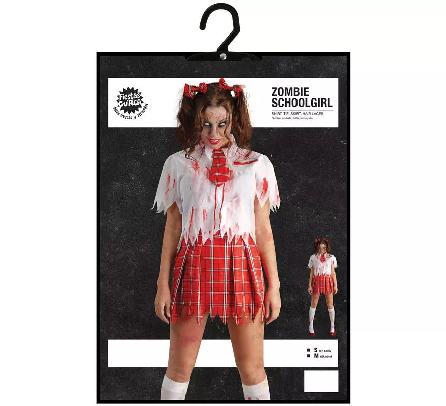 Translation missing: en.Disfraz de Colegiala Zombie para mujer