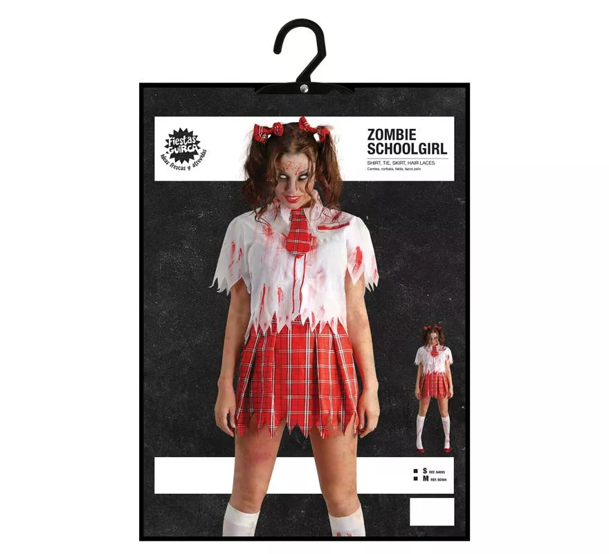 Translation missing: en.Disfraz de Colegiala Zombie para mujer