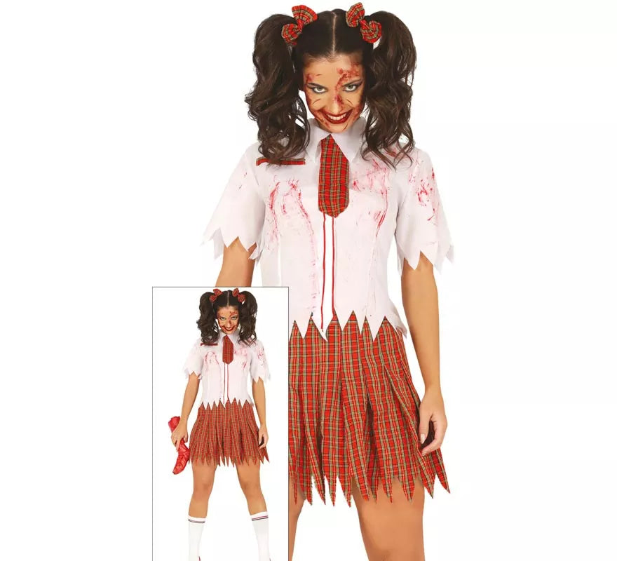 Translation missing: en.Disfraz de Colegiala Zombie para mujer