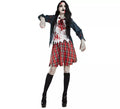 Disfraz de Colegiala Zombie para mujer