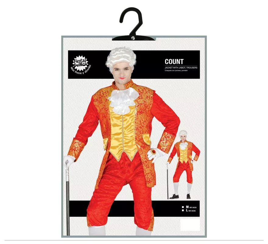 Translation missing: en.Disfraz de Conde rojo para hombre