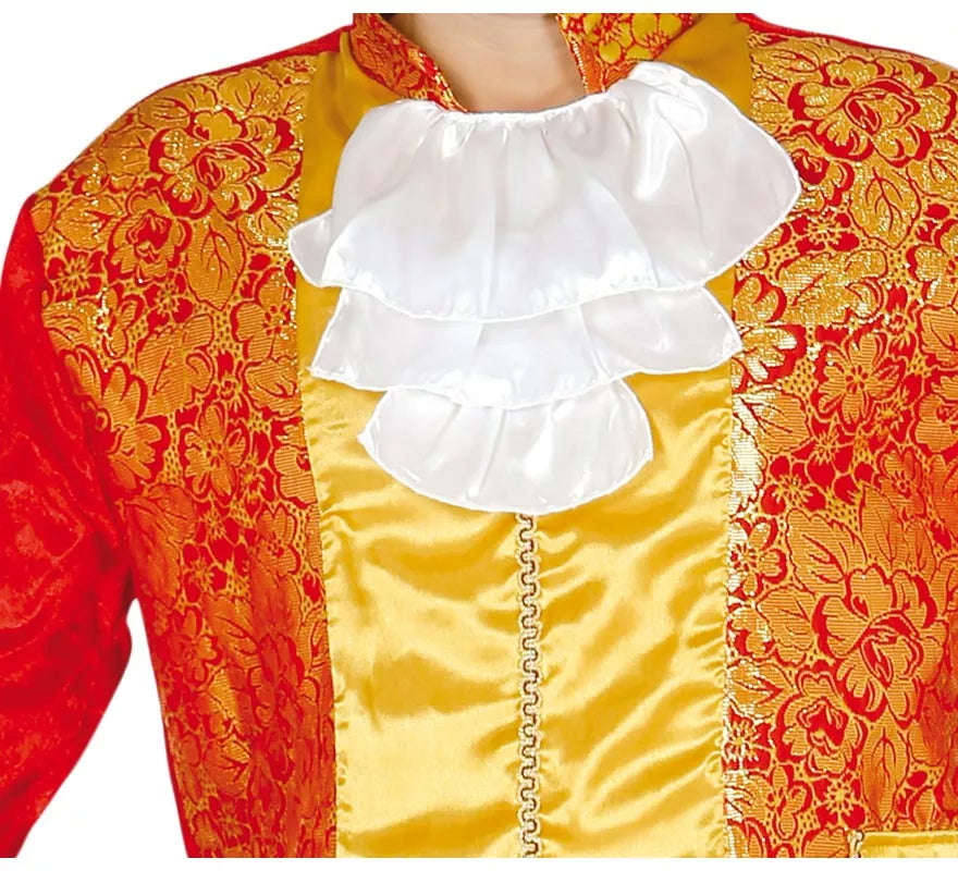 Disfraz de Conde rojo para hombre