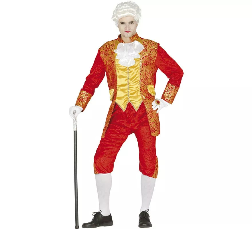 Disfraz de Conde rojo para hombre