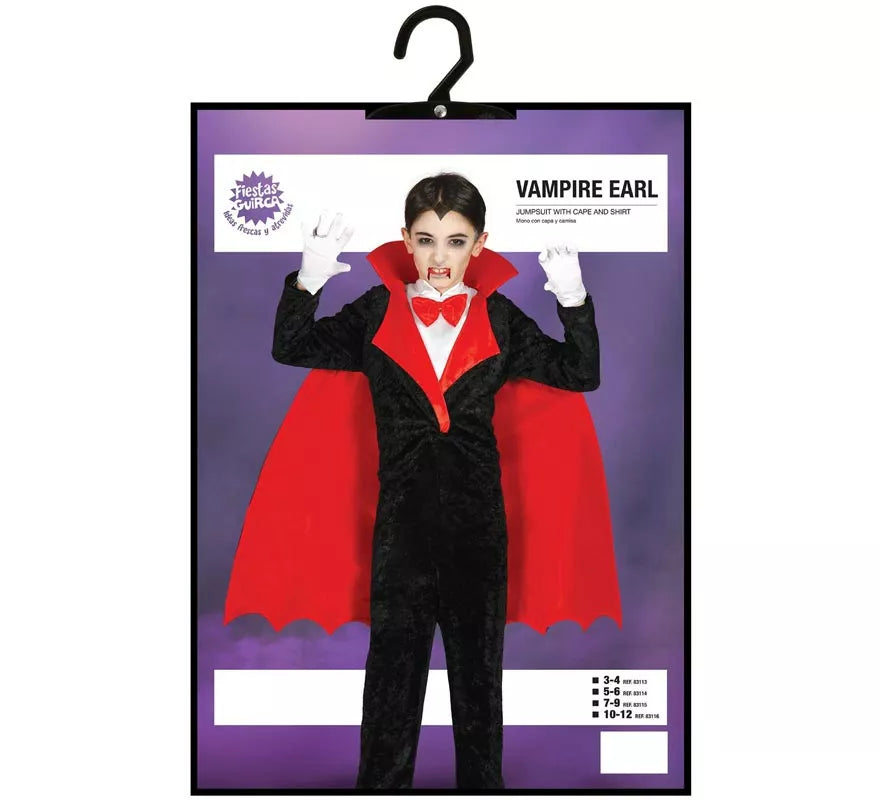Translation missing: en.Disfraz de Conde Vampiro para niño