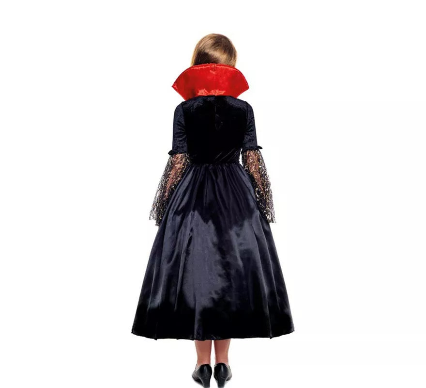 Disfraz de Condesa Vampira Gótica para niña