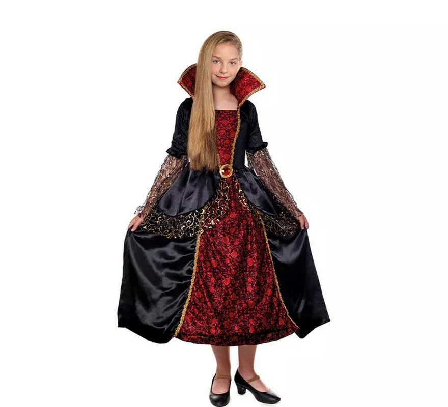 Translation missing: en.Disfraz de Condesa Vampira Gótica para niña