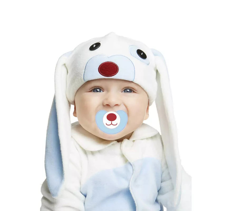 Disfraz de Conejito Blanco y Azul para bebé