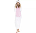 Disfraz de Conejo blanco y rosa Pijama para adultos