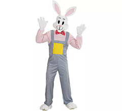 Country Rabbit Costume with Gloves for adults