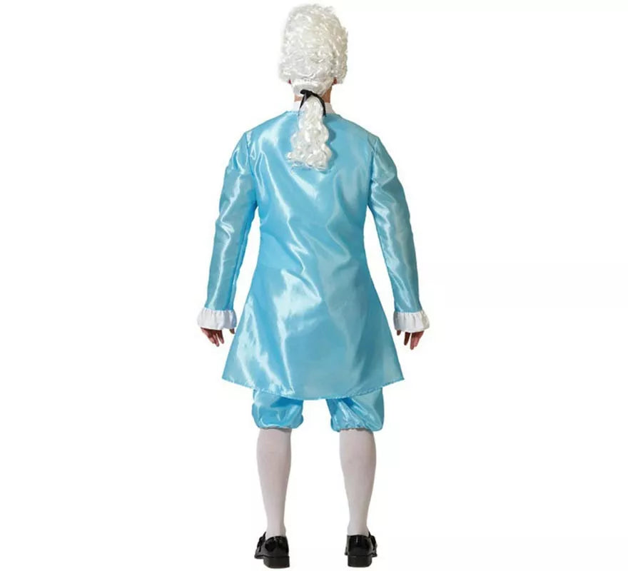 Disfraz de Cortesano azul para hombre