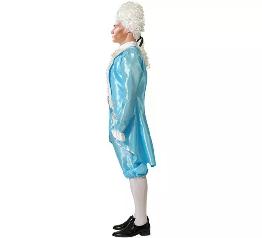 Disfraz de Cortesano azul para hombre
