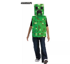 Fato de trepadeira Minecraft com máscara para menino