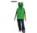 Disfraz de Creeper Minecraft con máscara para niño