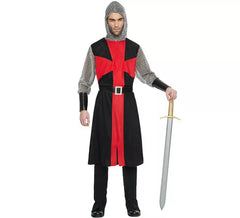 Medieval Crusader costume for men