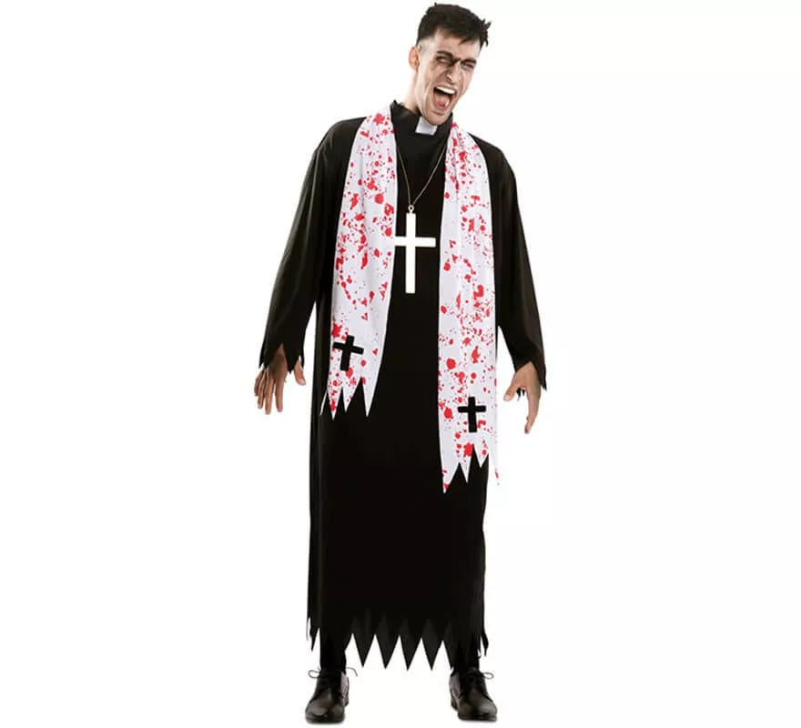Disfraz de Cura del Exorcista para hombre