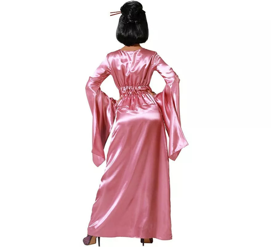 Disfraz de Dama China Kimono Rosa para mujer