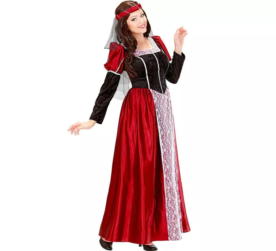 Disfraz de Dama Medieval Castellana para mujer