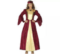 Disfraz de Dama Medieval Granate para mujer