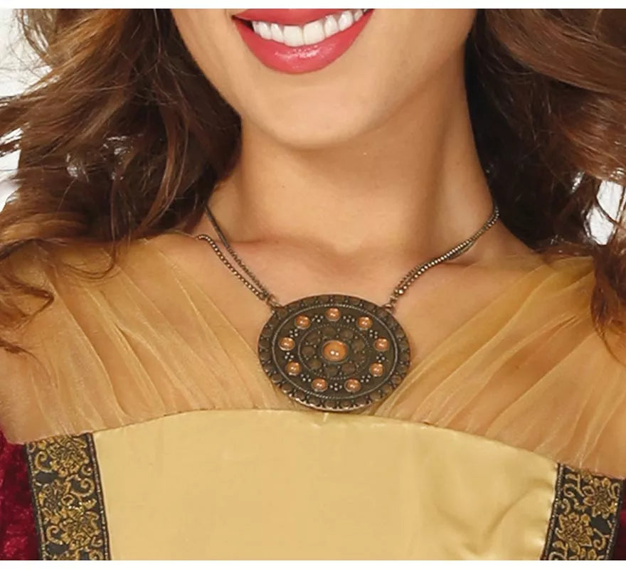 Translation missing: en.Disfraz de Dama Medieval Granate para mujer