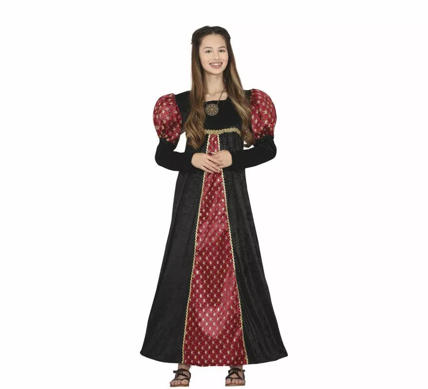 Disfraz de Dama Medieval para adolescente