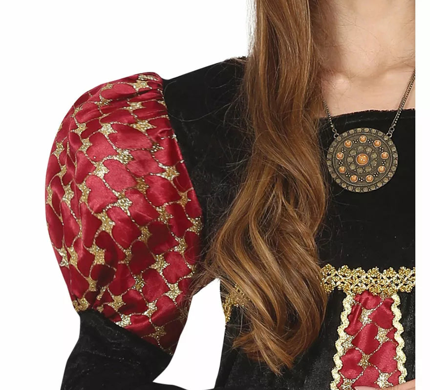 Disfraz de Dama Medieval para adolescente
