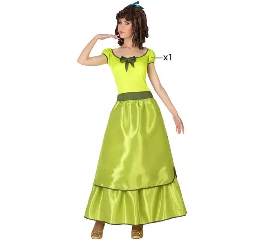 Disfraz de Dama Sureña amarillo para mujer