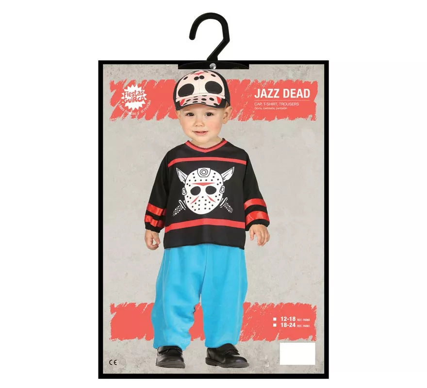 Disfraz de Dark Hockey para bebé