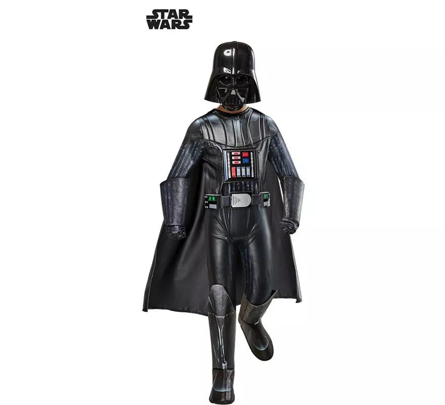 Translation missing: en.Disfraz de Darth Vader Premium negro para niño