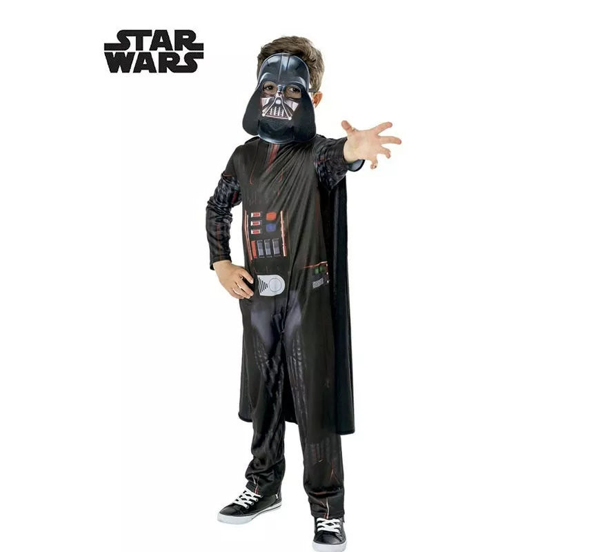 Translation missing: en.Disfraz de Darth Vader Star Wars Green Col con máscara para niño