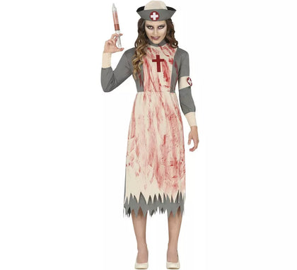 Disfraz de Dead Nurse para mujer en Halloween
