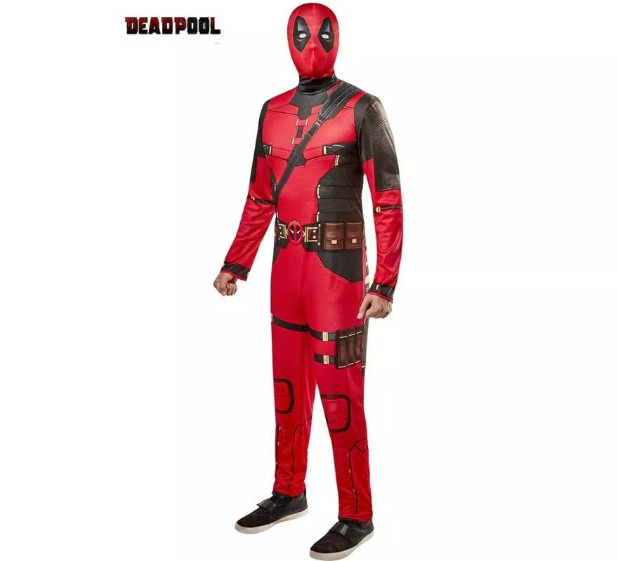 Disfraz de Deadpool clásico con máscara para hombre