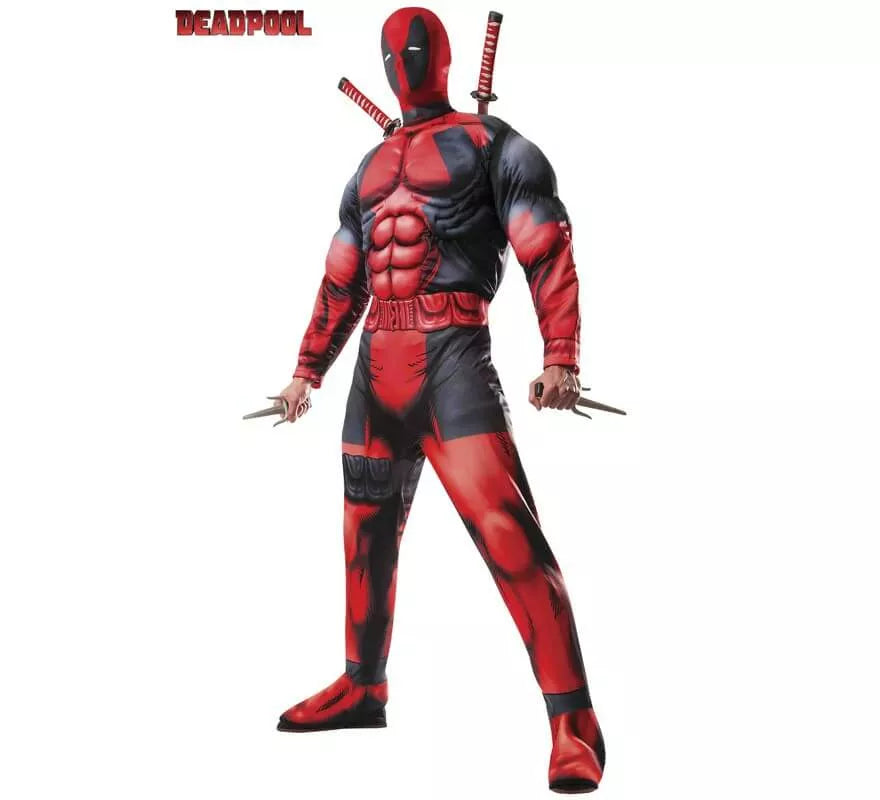 Translation missing: en.Disfraz de Deadpool Deluxe para hombre