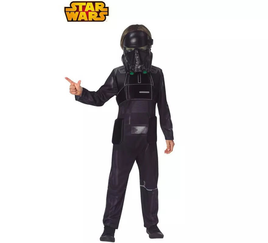 Translation missing: en.Disfraz de Death Trooper Negro Deluxe de Star Wars Rogue One para niño