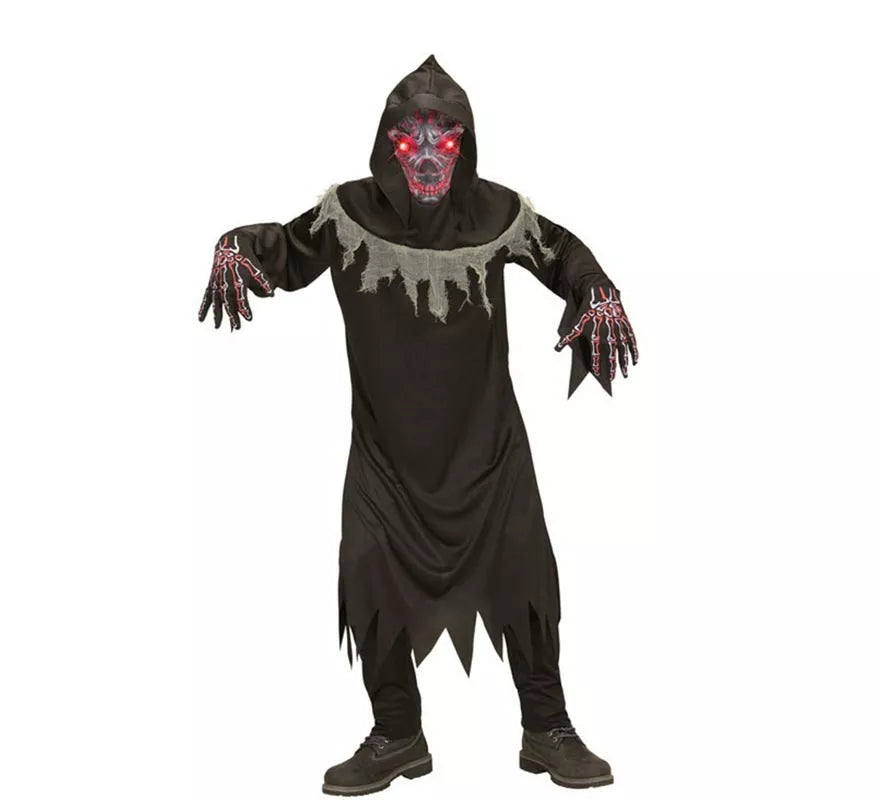 Translation missing: en.Disfraz de Demonio de la Muerte con Máscara para niño